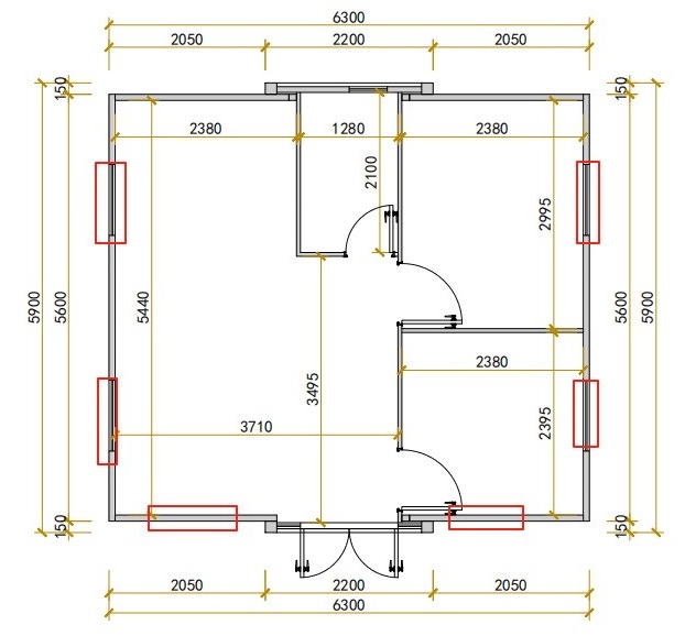 Plano 2D Modelo Sofia